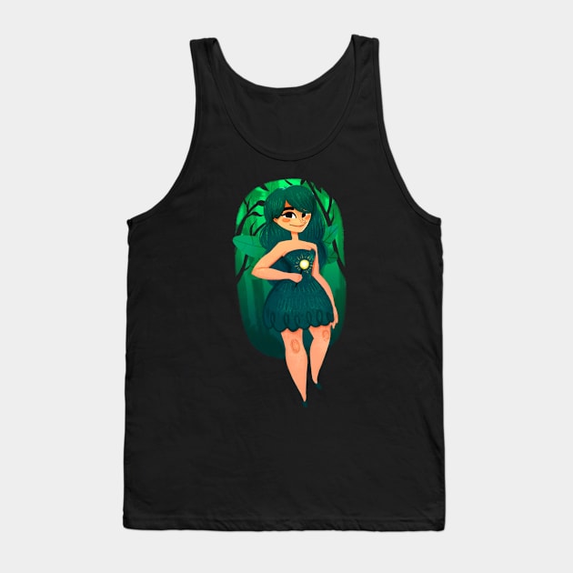 Forest Fairy Tank Top by Blanquiurris